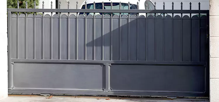 Metal Driveway Gate Installation Elkhart